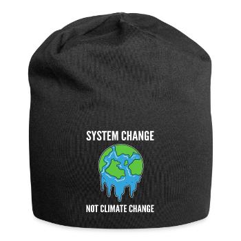 Zitate des Klimawandels Naturliebhaber - Jersey-Beanie - Schwarz - Vorne