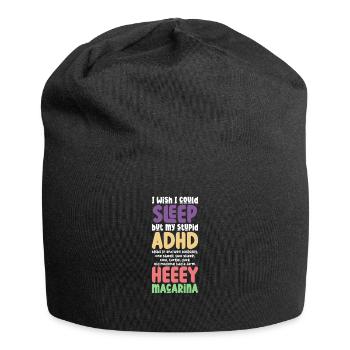 ADHD ADHD Attention Deficit Gift - Jersey Beanie - black - Front