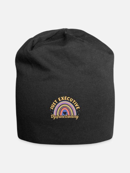 TDAH TDAH Cadeau de déficit de l’attention - Bonnet en jersey - noir