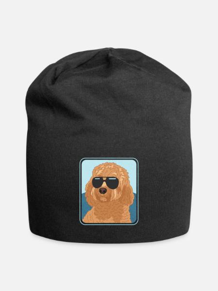 Cavapoo Hunde Hundebesitzer Cavoodle Geschenk - Jersey-Beanie - Schwarz