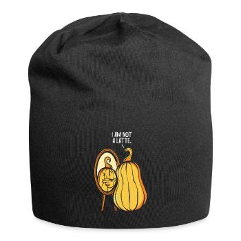 Pumpkin Latte Lover Café Pumpkin Spice Latte - Bonnet en jersey - noir - Devant