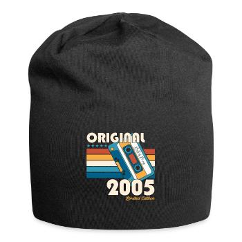 18 Birthday Man Woman Cassette May Vintage 2005 - Jersey Beanie - black - Front
