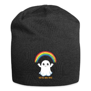 You're Bootiful Geist Regenbogen Gespenst - Jersey-Beanie - Anthrazit - Vorne