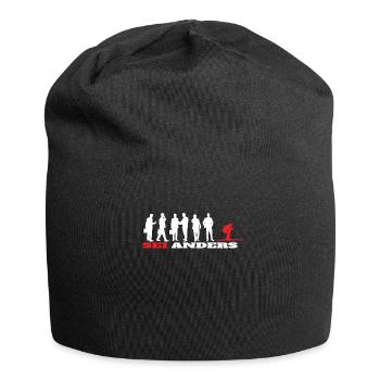 Ski accessories for skiers - Jersey Beanie - black - Front