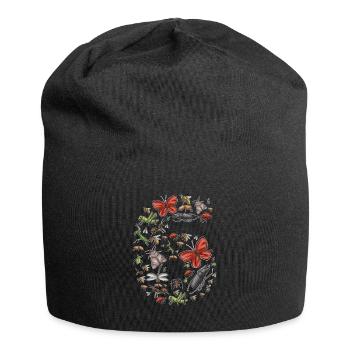 Insect collectors, insects, beetle lovers, entomologists - Jersey Beanie - black - Front