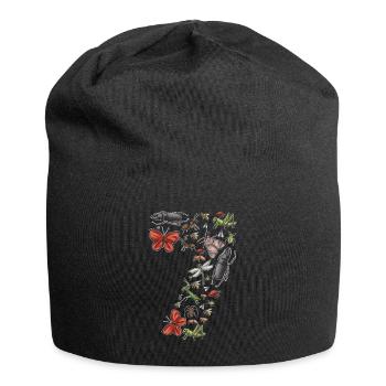 Insektensammler Insekten Käferliebhaber Entomologe - Jersey-Beanie - Schwarz - Vorne