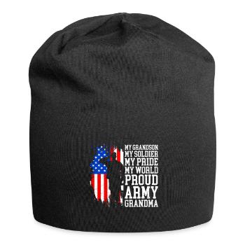 Proud Granny USA Soldiers America Military Patriots - Bonnet en jersey - noir - Devant