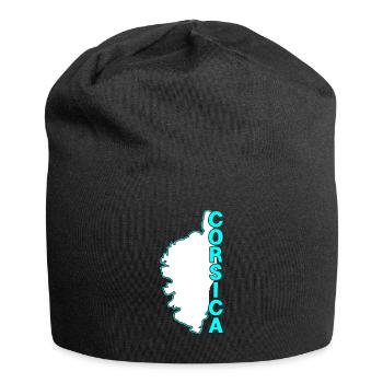 Wappen von Korsika - Jersey-Beanie - Schwarz - Vorne