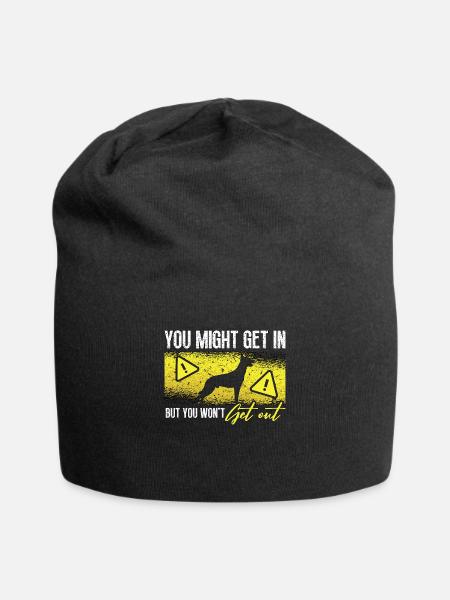 Belgian Malinois You Might Get In Malinois Dog - Jersey-Beanie - Schwarz