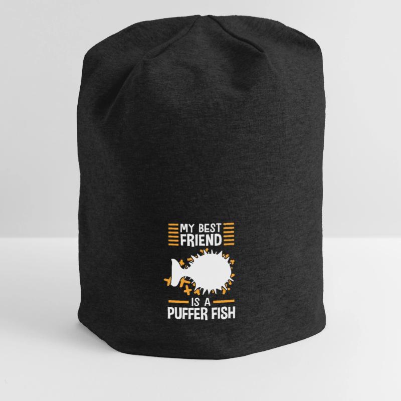 Le poisson-globe est mon ami Poisson-globe géant Bonnet en jersey