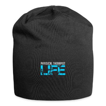 Physical Therapy Physical Therapist PT Therapist - Jersey Beanie - black - Front