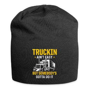Truck Driver Trucker Driving - Jersey Beanie - black - Front