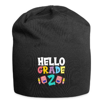 Bonjour École 2 Année Deuxième année Deuxième année - Bonnet en jersey - noir - Devant