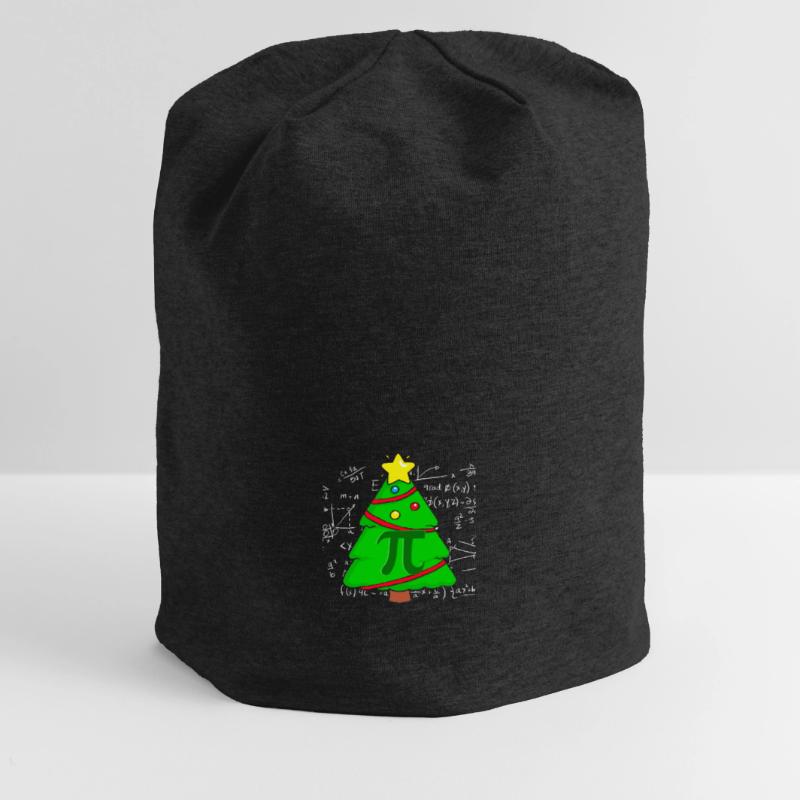 Pi Math Christmas Tree Mathematician Mathematics Jersey Beanie
