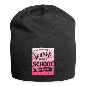 It Takes A Lot Of Sparkle To Be A School - Jersey Beanie - black - Front