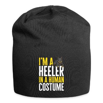 Australian Cattle Dog Red Blue Heeler - Jersey Beanie - black - Front