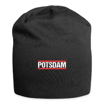 Potsdamerin Potsdamer Potsdam - Jersey-Beanie - Schwarz - Vorne