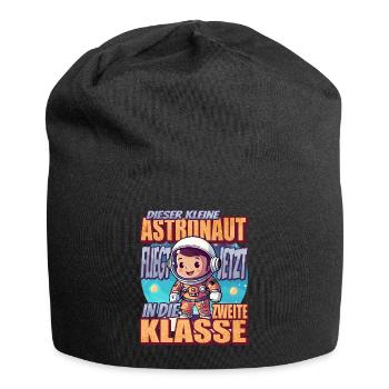 Dieser Kleine Astronaut fliegt jetzt in die - Jersey-Beanie - Schwarz - Vorne