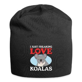 Koala Koalas Koala Bears Koala Bear Cadeau - Bonnet en jersey - noir - Devant