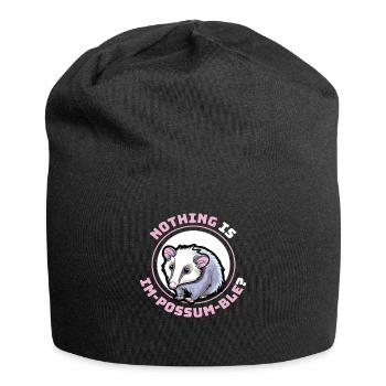 Nothing Is Im-Possum-Ble Opossum - Jersey-Beanie - Schwarz - Vorne
