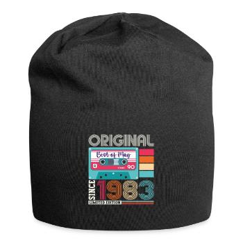 40 Birthday Man Woman Cassette Mai 1983 - Bonnet en jersey - noir - Devant