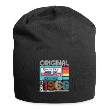 55 Birthday Man Woman Cassette Mai 1968 - Bonnet en jersey - noir - Devant