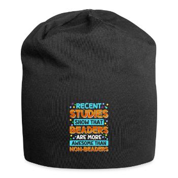 Beaders are more awesome than - Jersey Beanie - black - Front