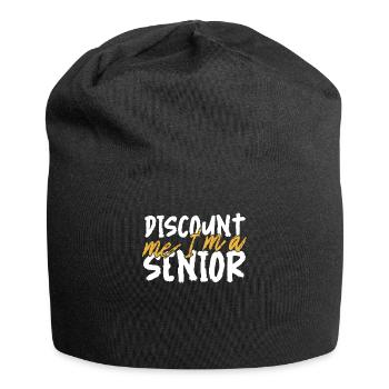Rentner Rente Senior - Jersey-Beanie - Schwarz - Vorne