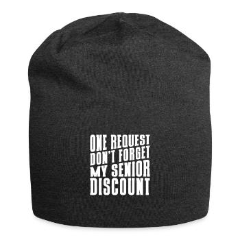 Rentner Rente Senior - Jersey-Beanie - Anthrazit - Vorne