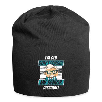 Rentner Rente Senior - Jersey-Beanie - Schwarz - Vorne