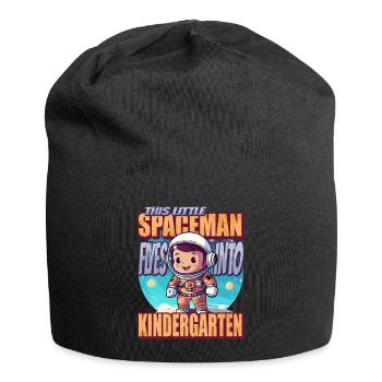 This little astronaut flies into the - Jersey Beanie - black - Front