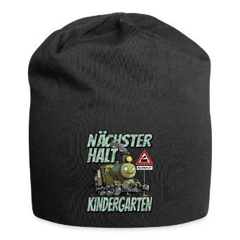 Nächste Haltestelle Kindergarten - Kids Lokomotive - Jersey-Beanie - Schwarz - Vorne