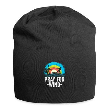 Kitesurfen Vintage Kiteboarder Retro Kitesurfer - Jersey-Beanie - Schwarz - Vorne