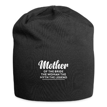 Brides Mom Mother Of The Bride Brautmutter Shirt - Jersey-Beanie - Schwarz - Vorne