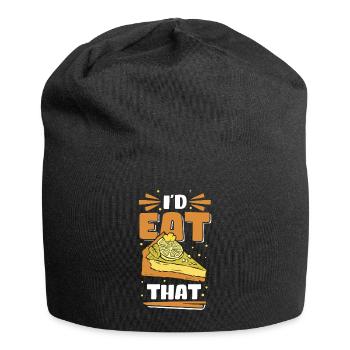 Lime Pie Cake Lemon Cake Gift - Jersey Beanie - black - Front