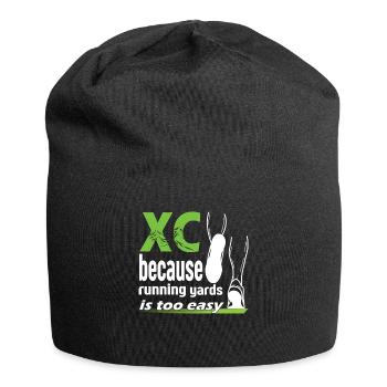 XC running present for men and women - Jersey-Beanie - Schwarz - Vorne
