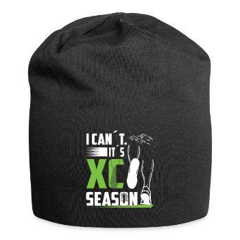 Présent de course XC pour hommes et femmes - Bonnet en jersey - noir - Devant