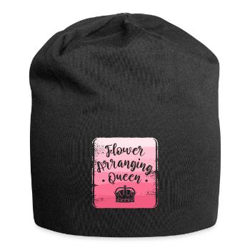 Flower Arranging Queen Floristry Florist - Jersey Beanie - black - Front