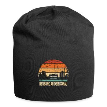 Neuburg an der Donau - Jersey-Beanie - Schwarz - Vorne
