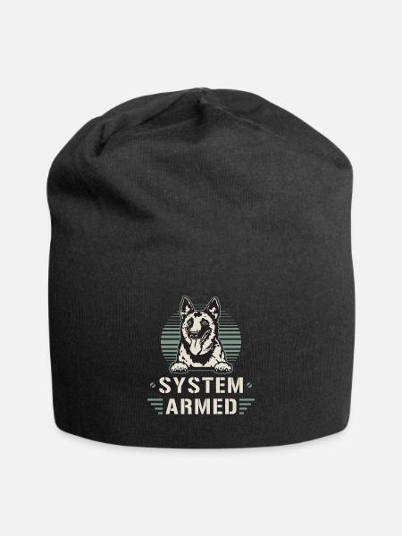 Belgian Malinois System Armed Belgian Shepherd - Jersey-Beanie - Schwarz