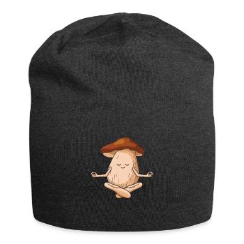 Champignon de yoga - Bonnet en jersey - charbon - Devant