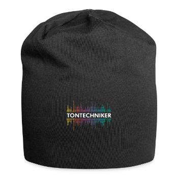 Tontechniker Toningenieur Tonmeister Audio Mixer - Jersey-Beanie - Schwarz - Vorne