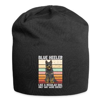 Australian Cattle Dog Red Blue Heeler - Jersey-Beanie - Schwarz - Vorne
