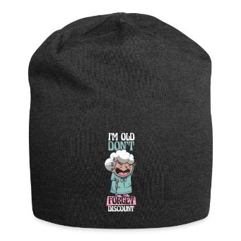 Rentner Rente Dont Forget My Discount - Jersey-Beanie - Anthrazit - Vorne