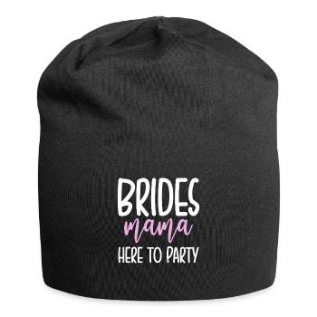 Brides Mom Mother Of The Bride Mutter Der Braut - Jersey-Beanie - Schwarz - Vorne