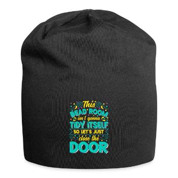 Beading Designs for Beader - Jersey Beanie - black - Front