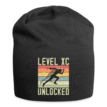 XC running present for men and women - Jersey Beanie - black - Front