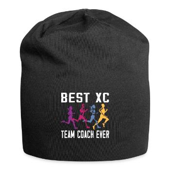 Présent de course XC pour hommes et femmes - Bonnet en jersey - noir - Devant