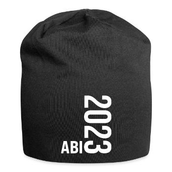 Abitur 2023 - Jersey-Beanie - Schwarz - Vorne