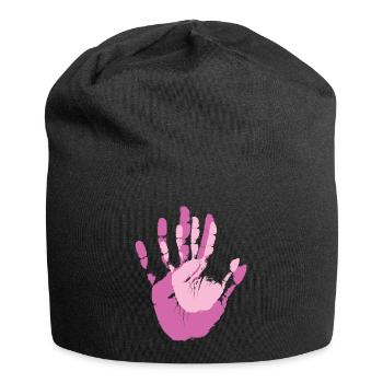 Mom and I palms - Jersey Beanie - black - Front